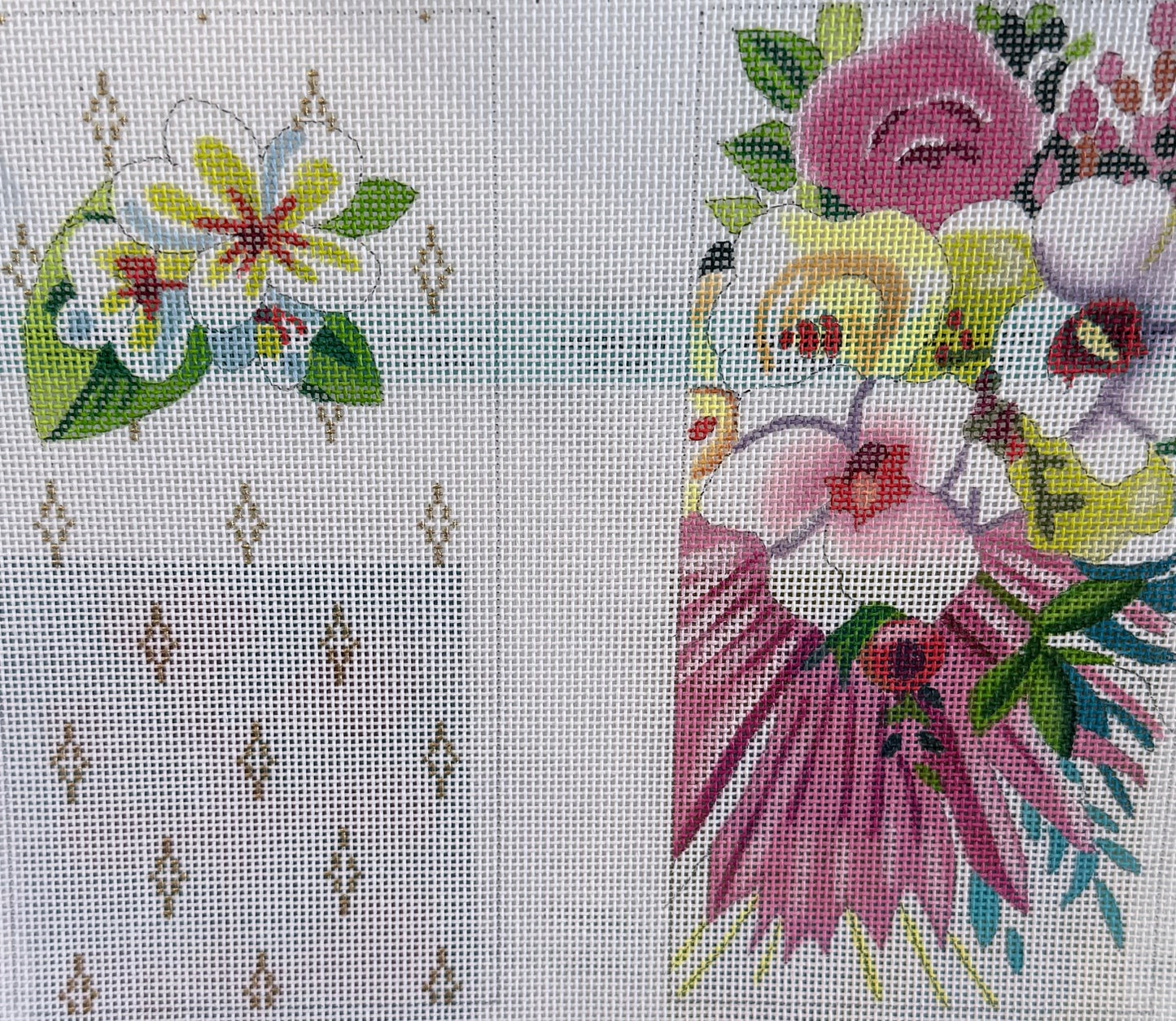Bright Floral Eyeglass Case