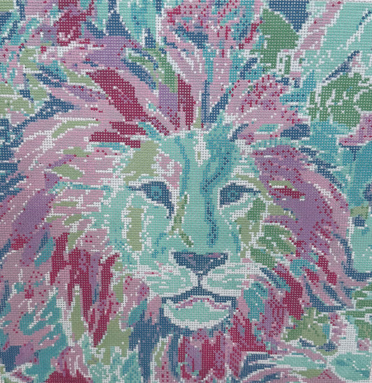 Colorful Lion Head