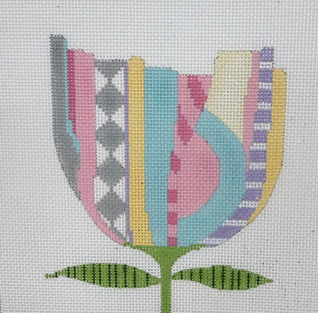 Multicolor Abstract Tulip
