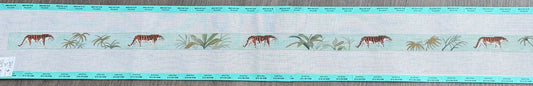 Belt/Strap with Tigers and Palm Trees