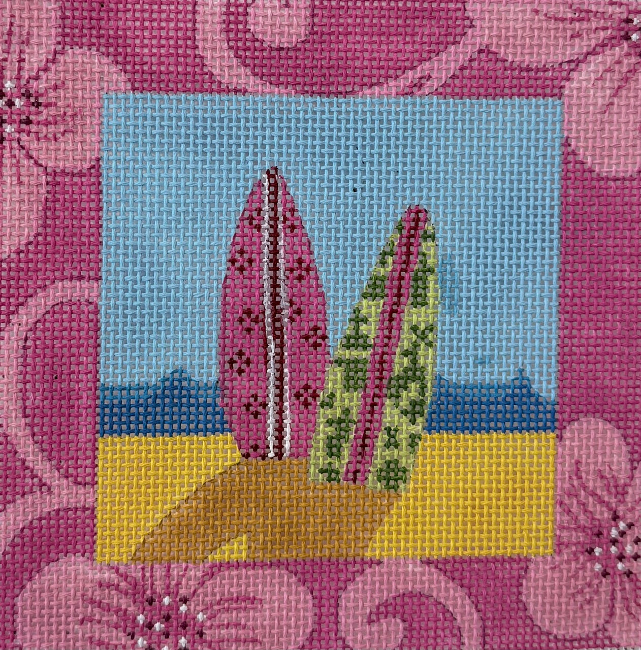 Surfboards on the Beach