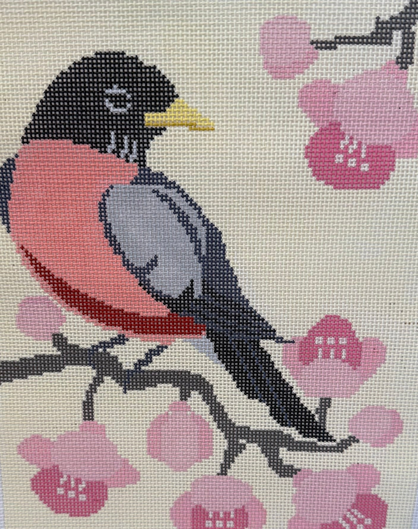 Bird on Cherry Blossoms
