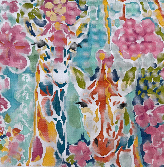 Colorful Giraffes