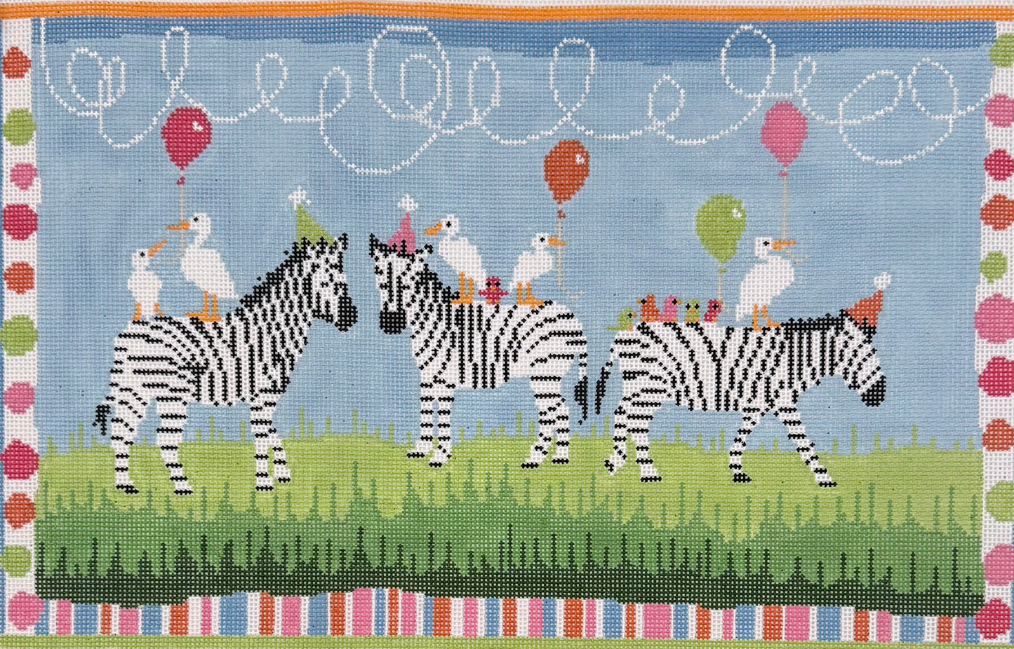 Birthday Party Zebras and Birds