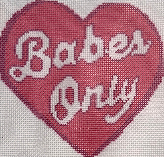"Babes Only" Heart