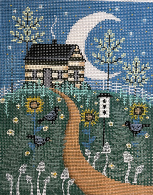 Cottage in the Moonlight