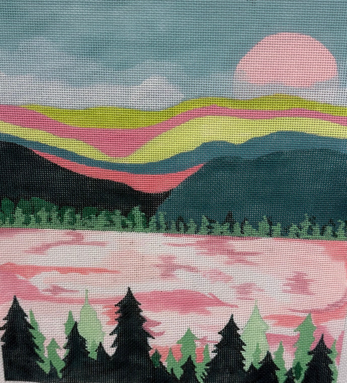 Sunset over the Lake