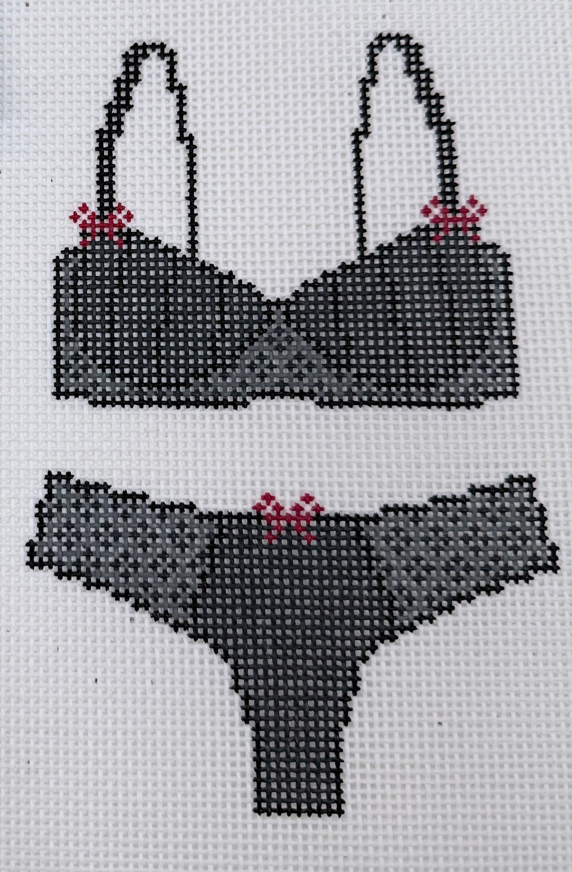 Lingerie Bra and Panties in Black