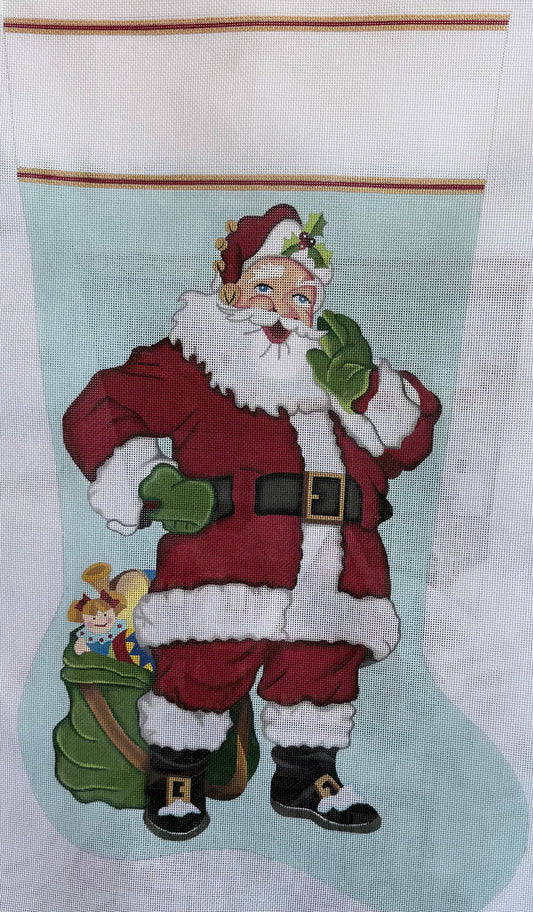 Happy Santa with Toy Bag