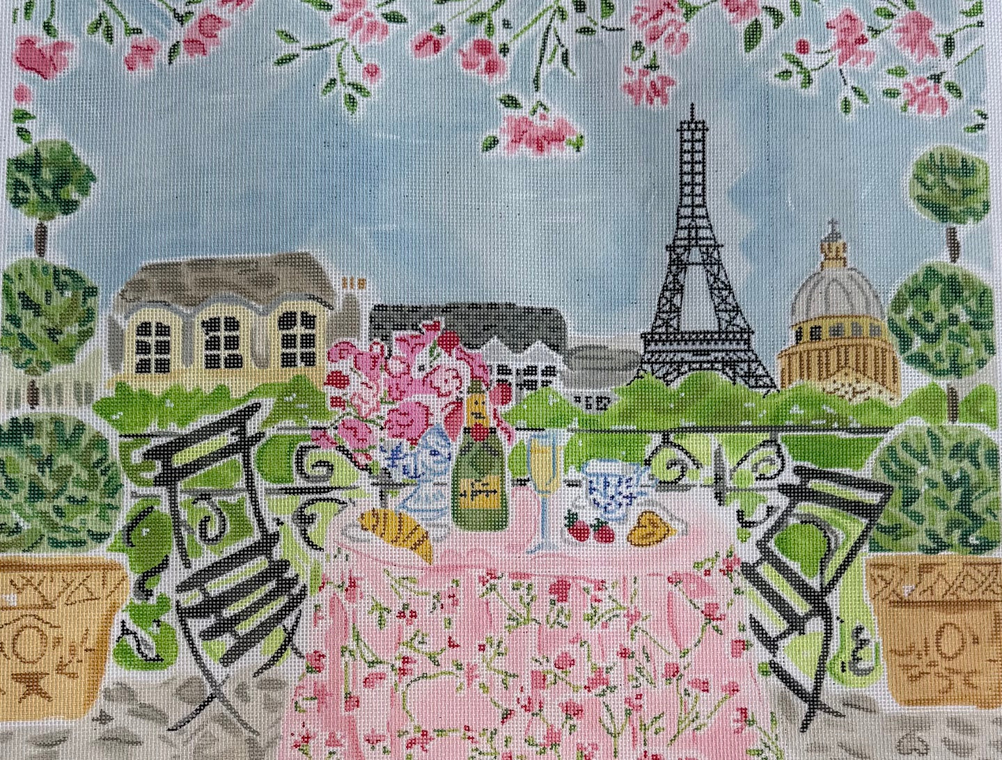 Lush Paris Breakfast Scene