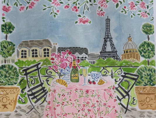 Lush Paris Breakfast Scene