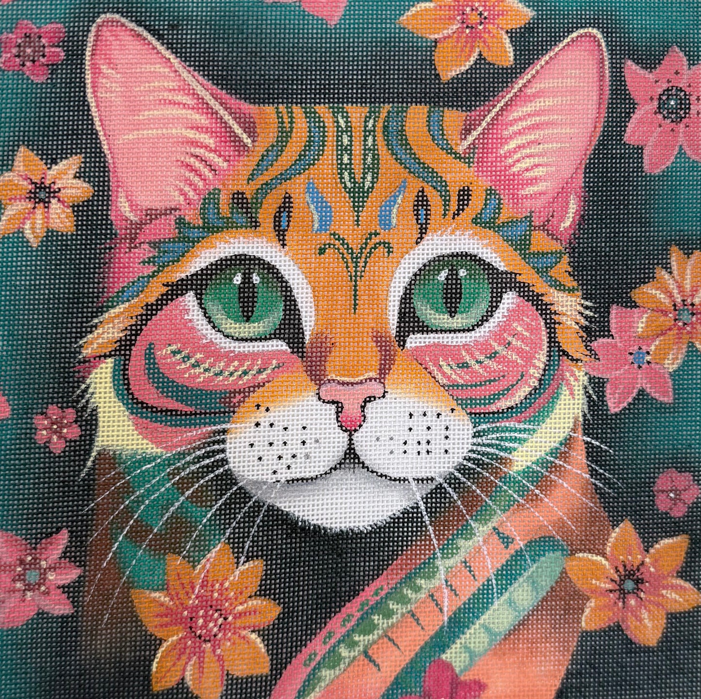 Beautiful Floral Cat