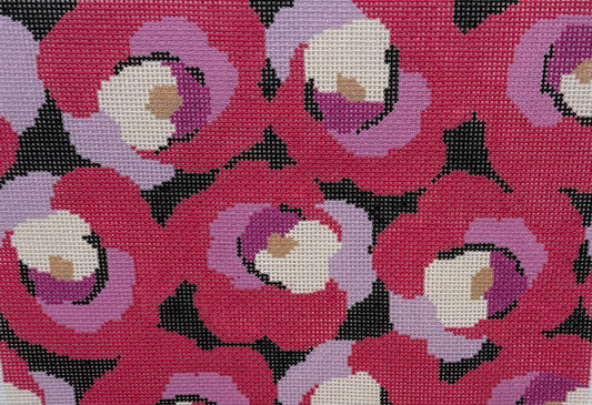 Bright Pink Floral Clutch Insert