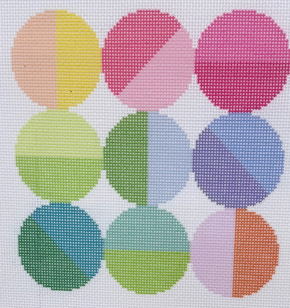 Brightly Colored Circle Pattern