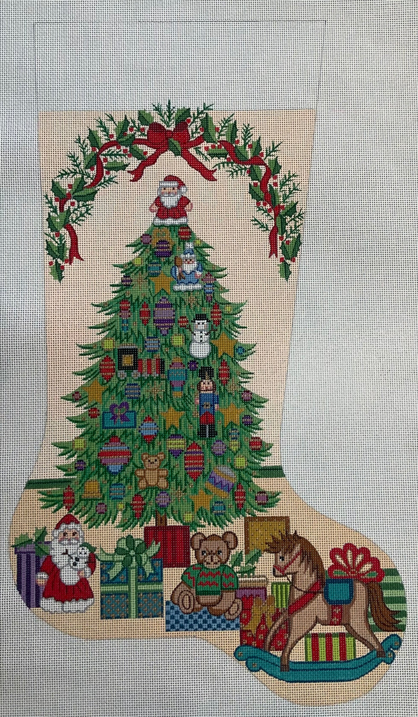 Vibrant Tree Stocking