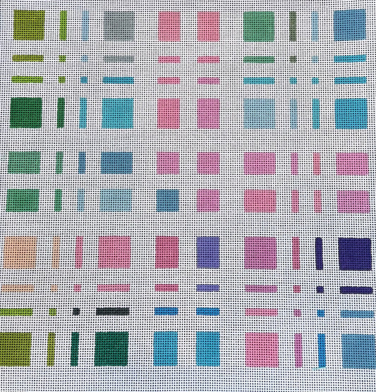 Multicolored Abstrct and Geometric Squares and Rectangles