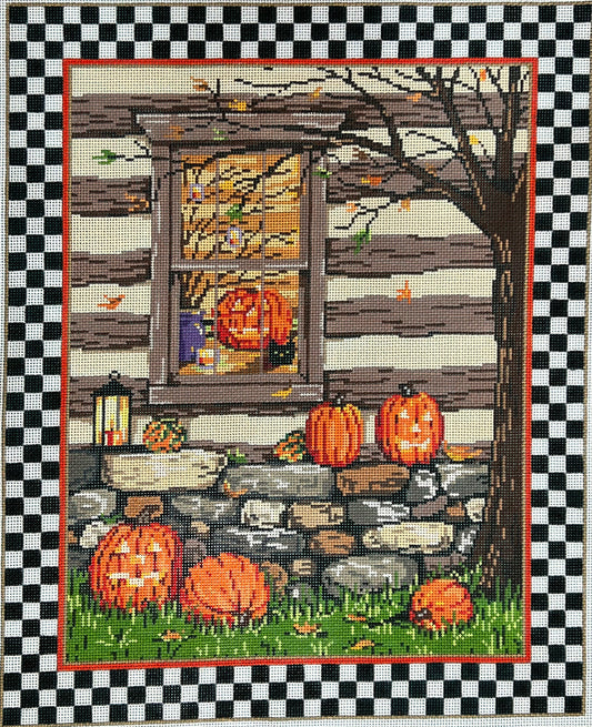 Halloween Gingham Scene