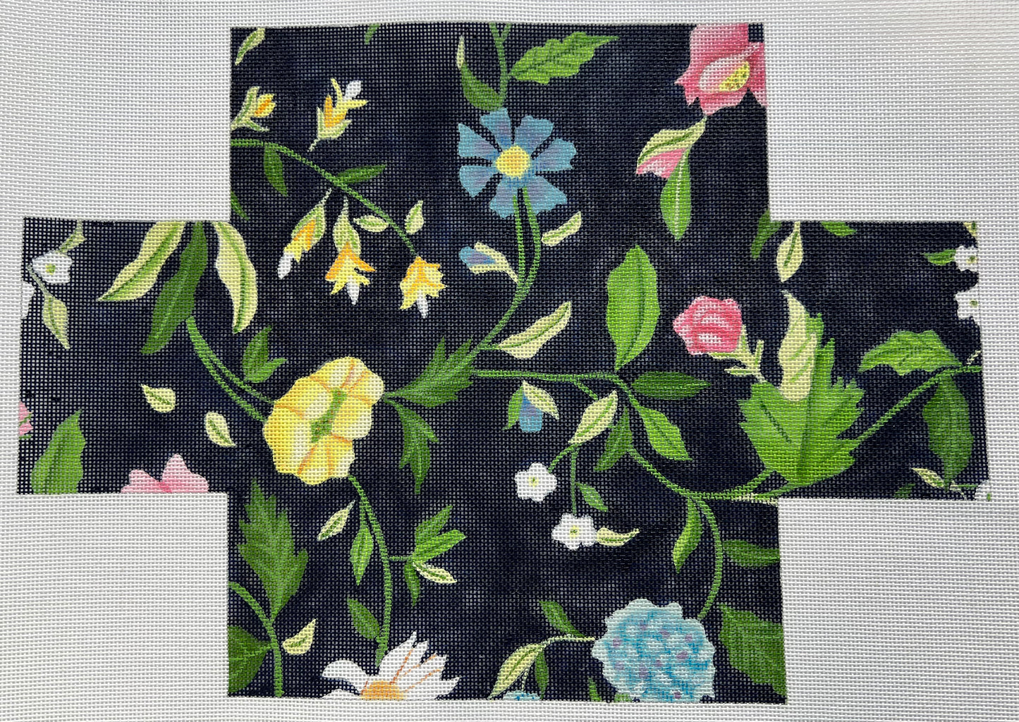 Dark Floral Brick Cover