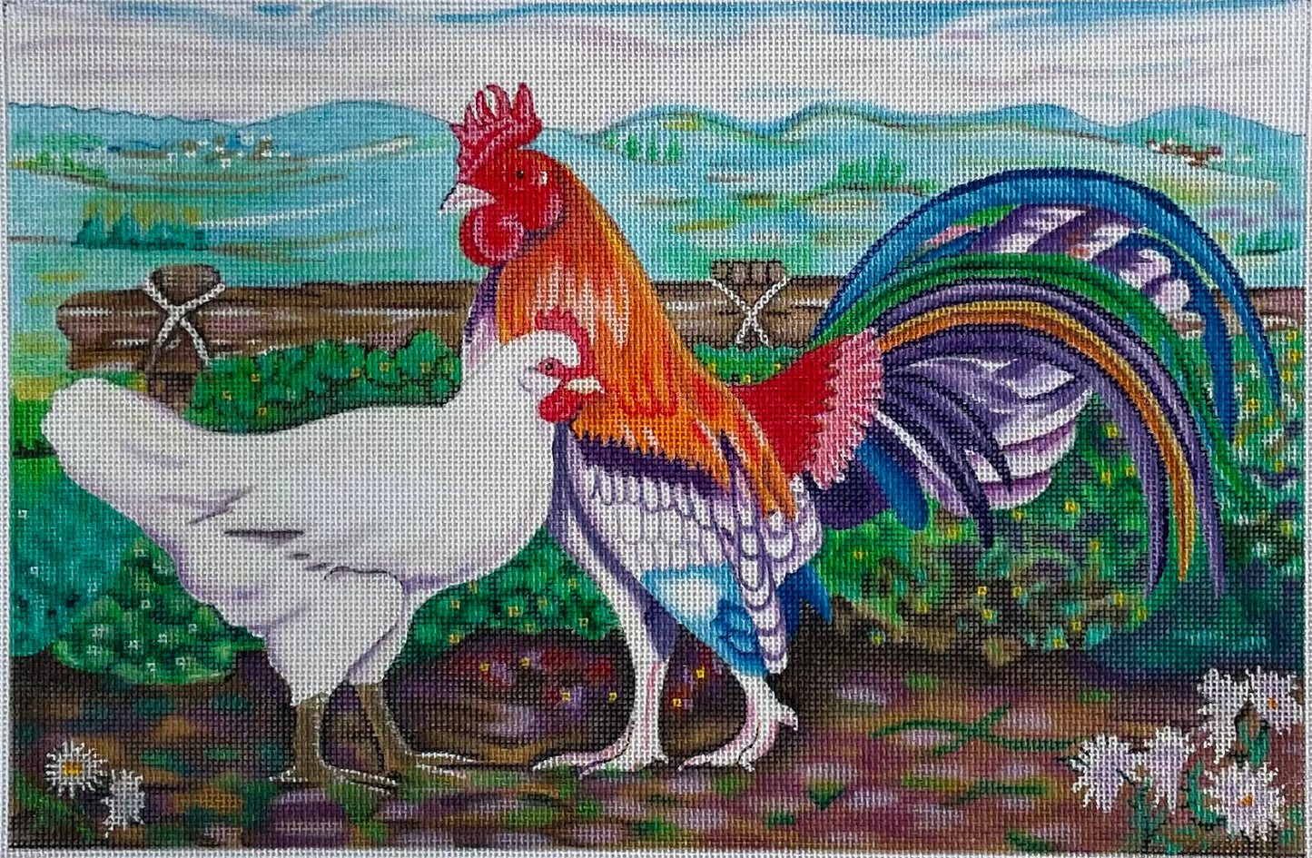 Rooster + Hen