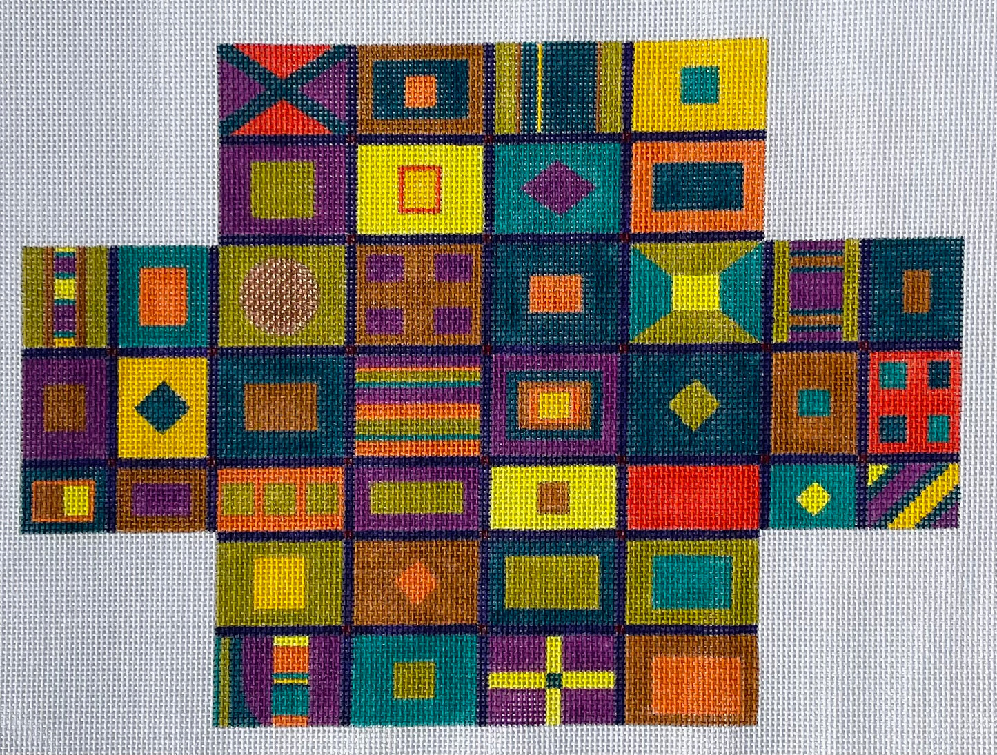 Geometric Brick Cover
