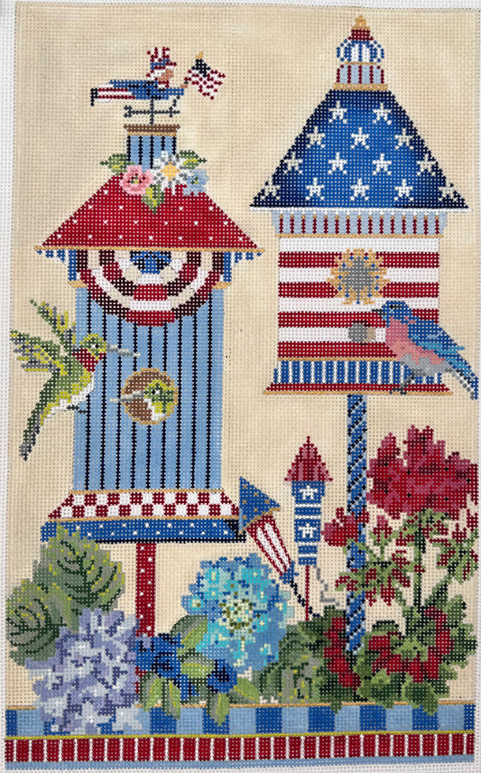 Patriotic Birdhouses