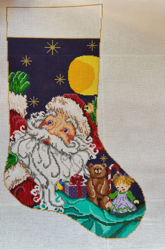 Moonlit Santa
