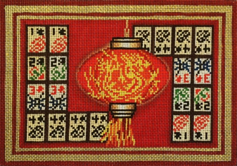 Red Lantern Mahjong Bag
