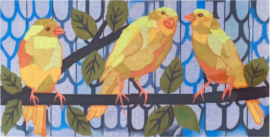 3 Birds Perched