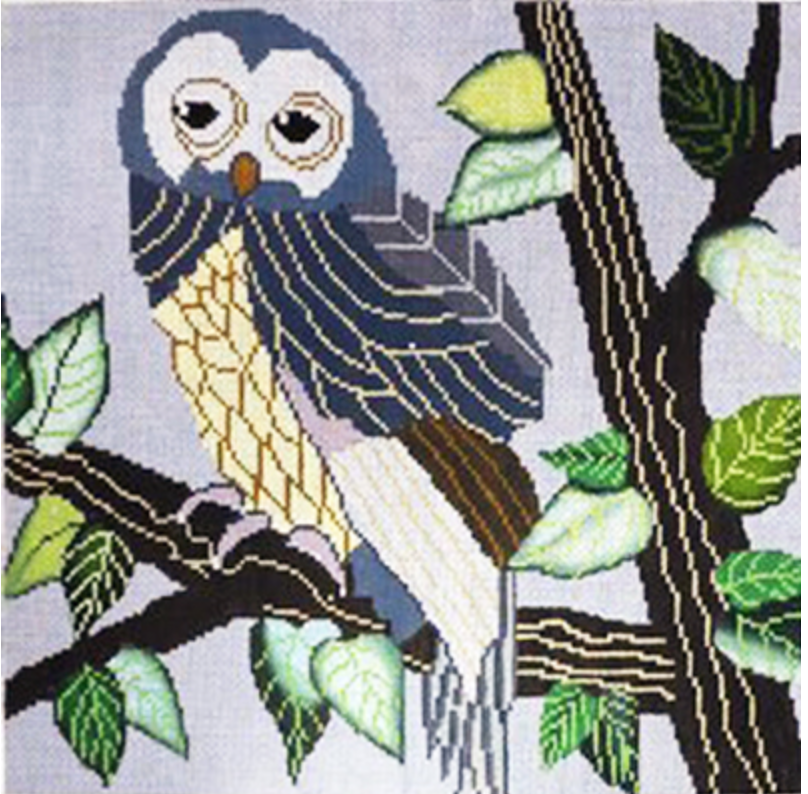 Owl Perched On Branch