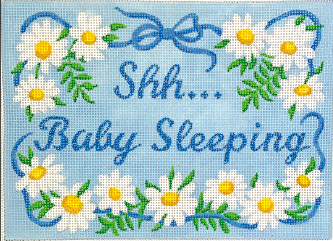 Shh Baby Sleeping (Blue)