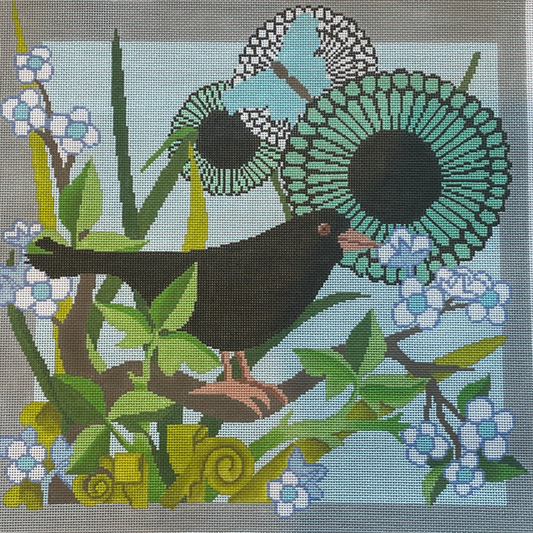 Crow & Flower