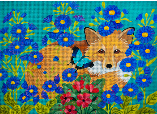 Fox in the Flowers